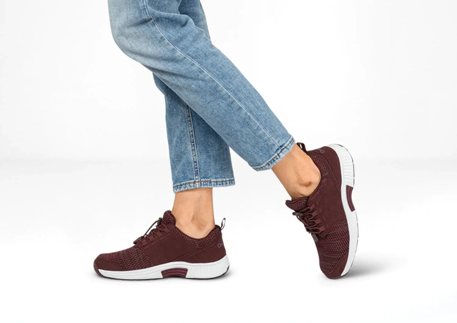 Orthofeet Women Francis No-Tie - Maroon