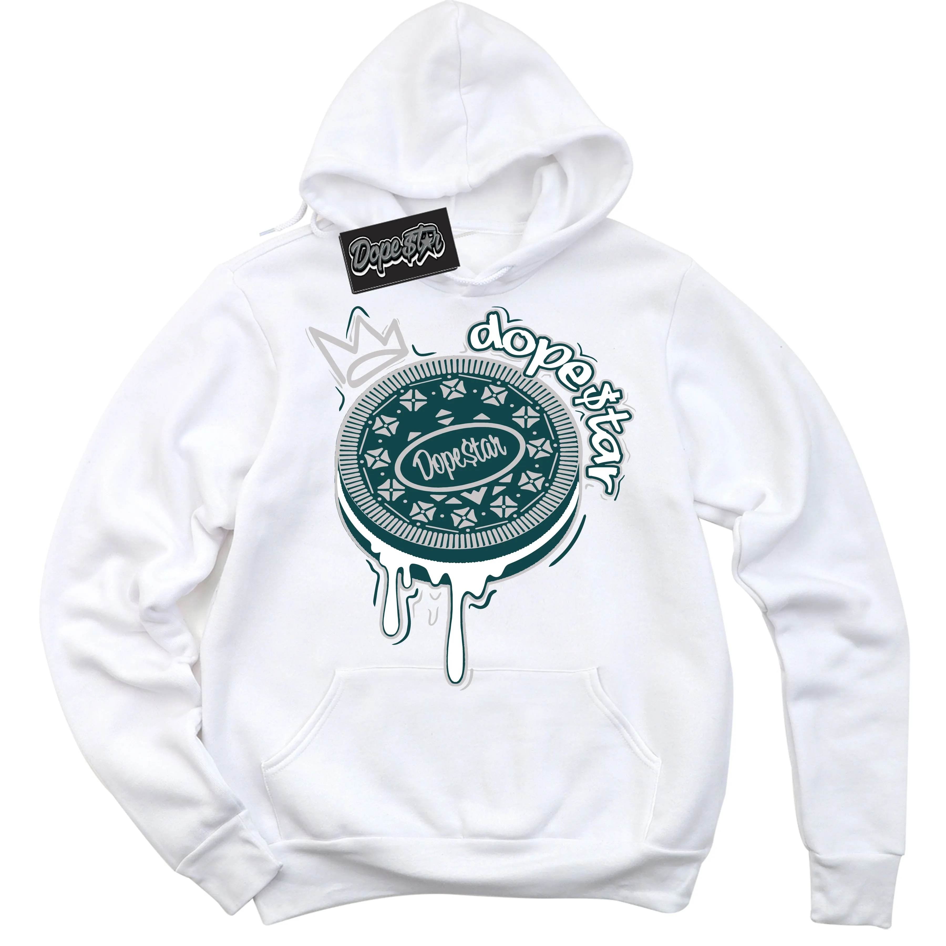 Oxidized Green 1s Sneaker Hoodie Oreo DS Graphic