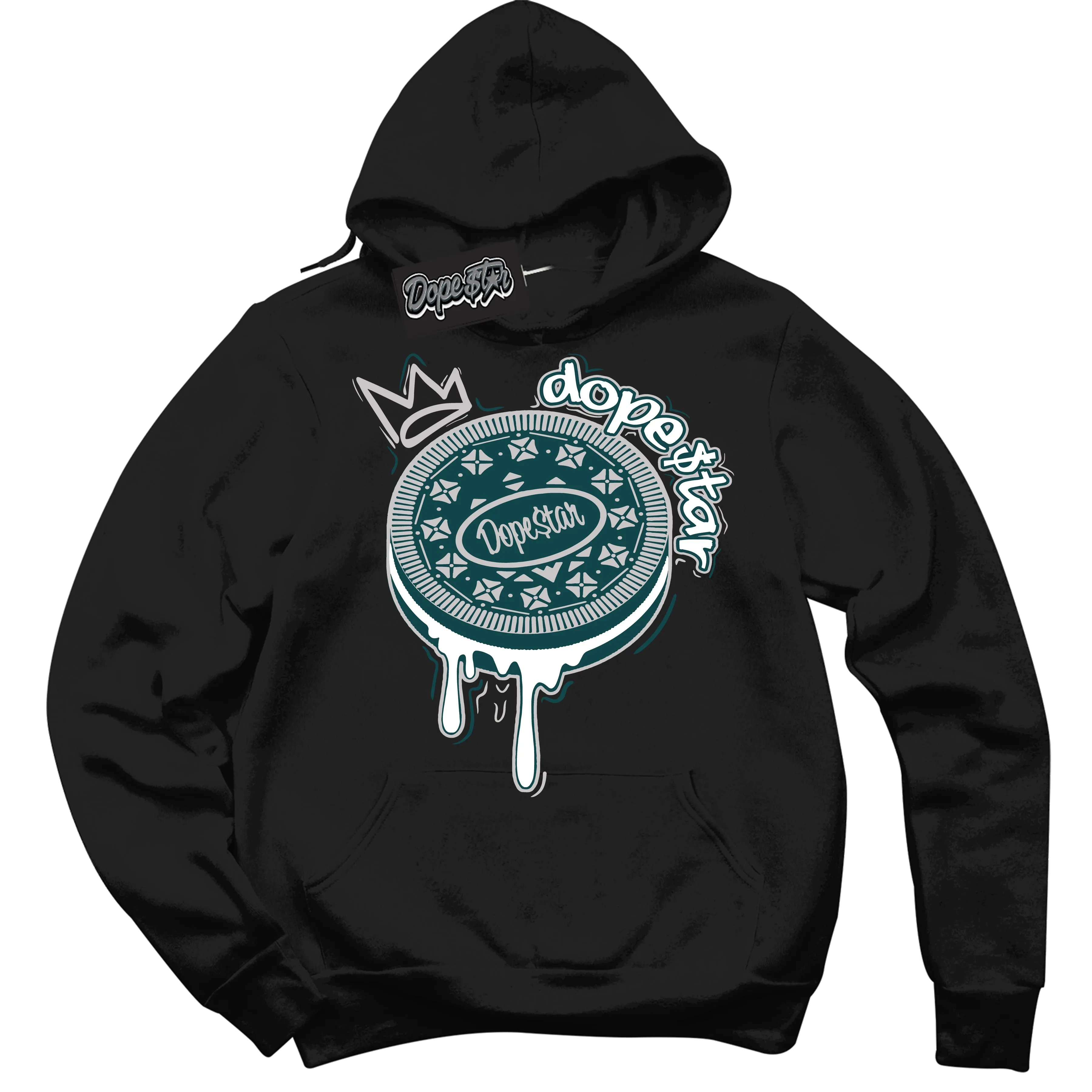 Oxidized Green 1s Sneaker Hoodie Oreo DS Graphic