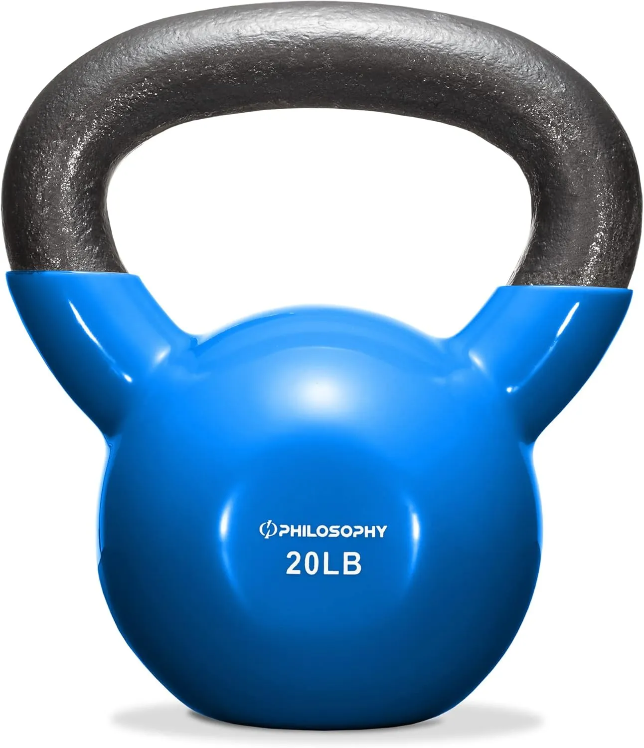 Philosophy Gym Vinyl Coated Cast Iron Kettlebell Weights