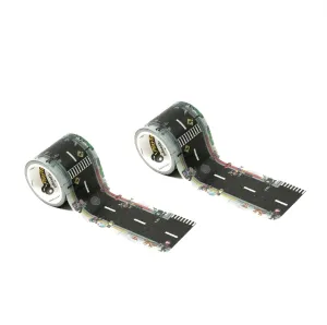 PlayTape - Neighborhood Road Tape for Toy Cars - Sticks to Flat Surfaces, No Residue - 2 Rolls of Playtape (2"x30')
