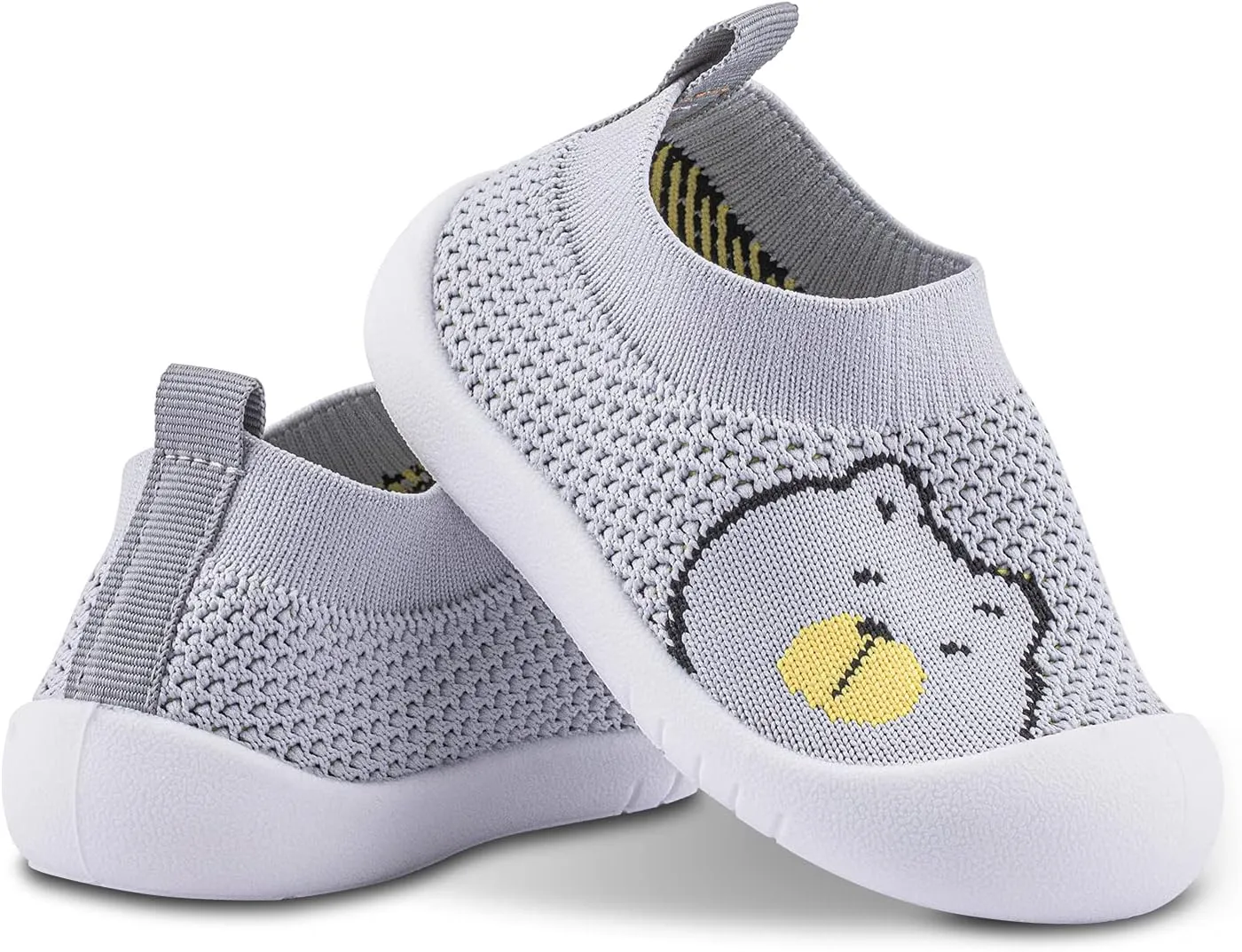 Pluatyep Baby Toddler First Walking Non-Skid Shoes Infant Boys Girls Soft Sole Fashion Breathable Knitted Mesh Socks Shoes Slip-on Slippers