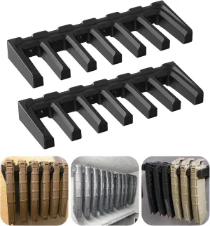 PMAG Rack Wall Mount,Mag Holder|AR Magazine Hodler|Wall Mount Display Mag Storage,Home Magazine Storage Rack,Mag Rack for Gun Safe,Locker,Cabinet,Wall
