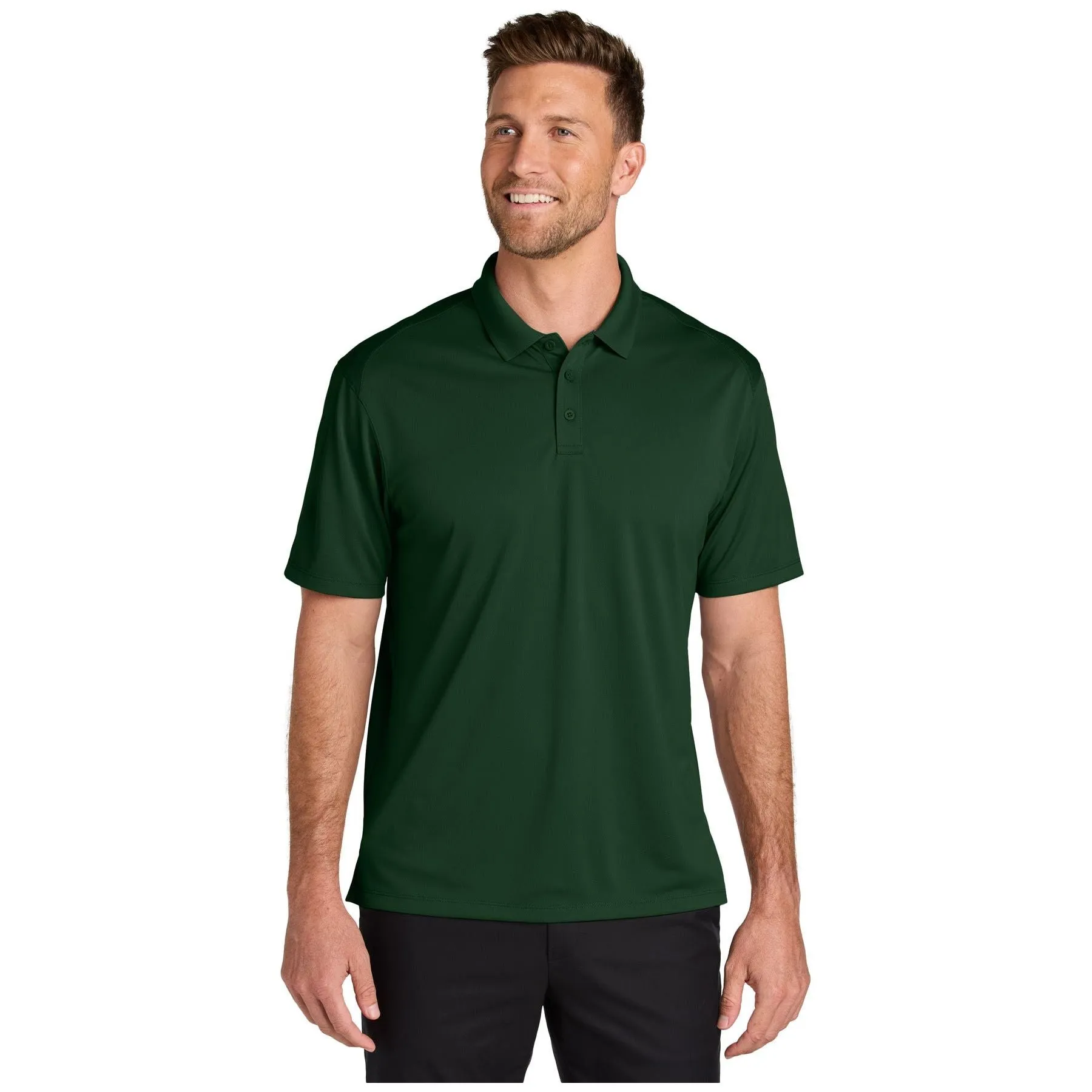 Port Authority ®  Wearever Performance Pique Polo K240 - Deep Forest Green - Port Authority K240