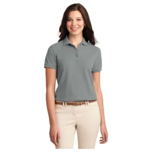 Port Authority ®  Women's Silk Touch™ Polo.  L500 - Cool Grey - Port Authority L500