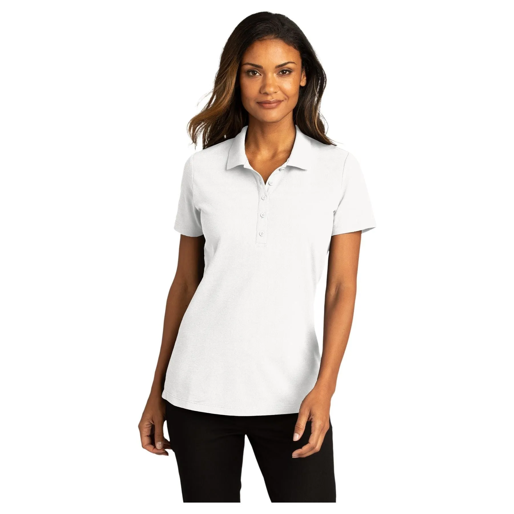 Port Authority ®  Women's SuperPro React ™   Polo. LK810 - White - Port Authority LK810