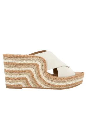 Porto Wedge, Raffia Multi