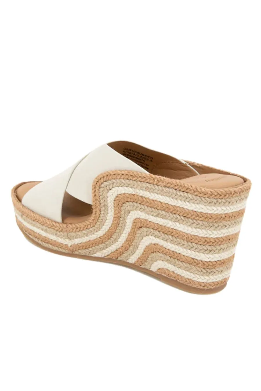 Porto Wedge, Raffia Multi