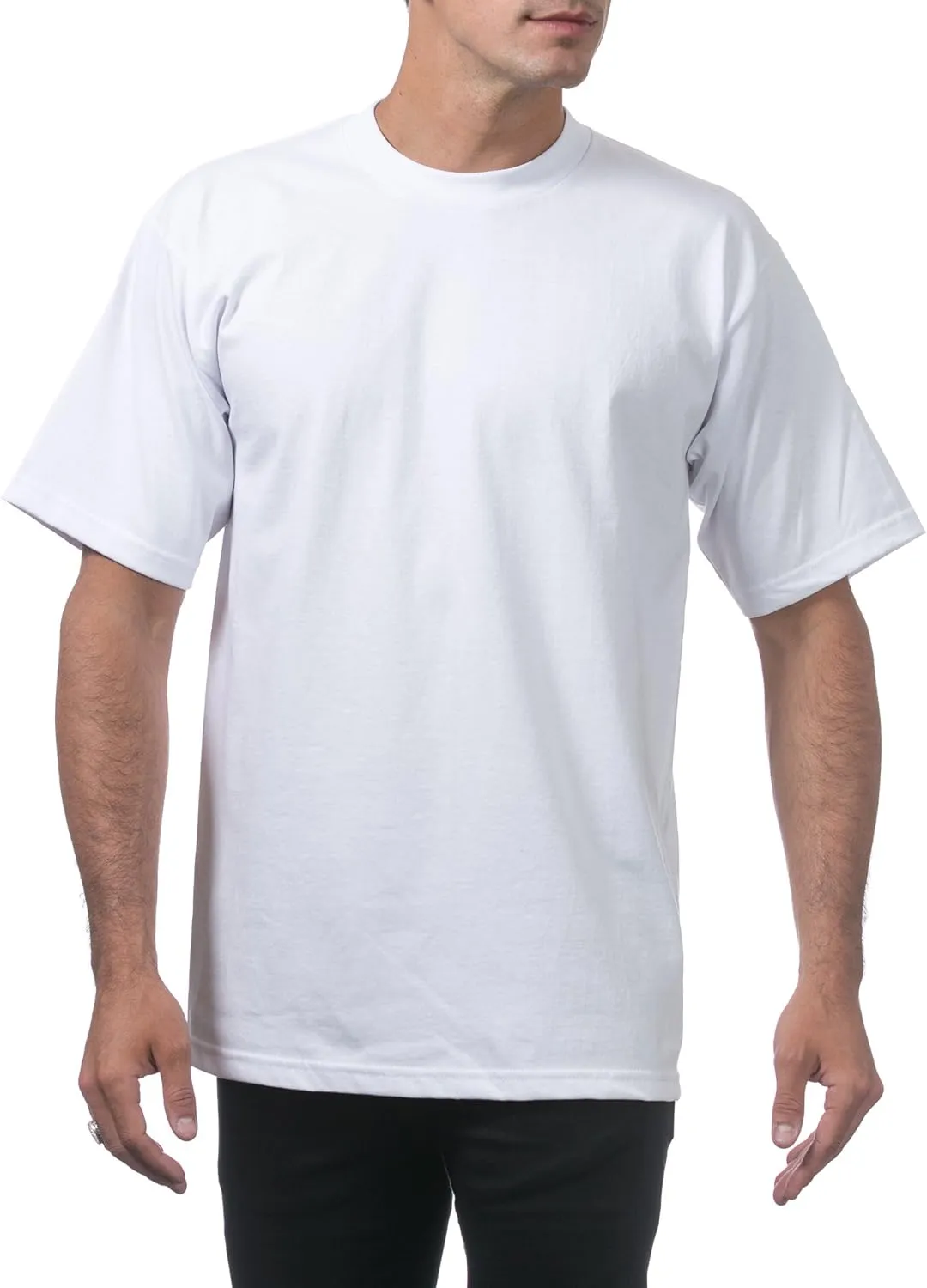 Pro Club Men's Heavyweight Cotton Short Sleeve Crew Neck T-Shirt