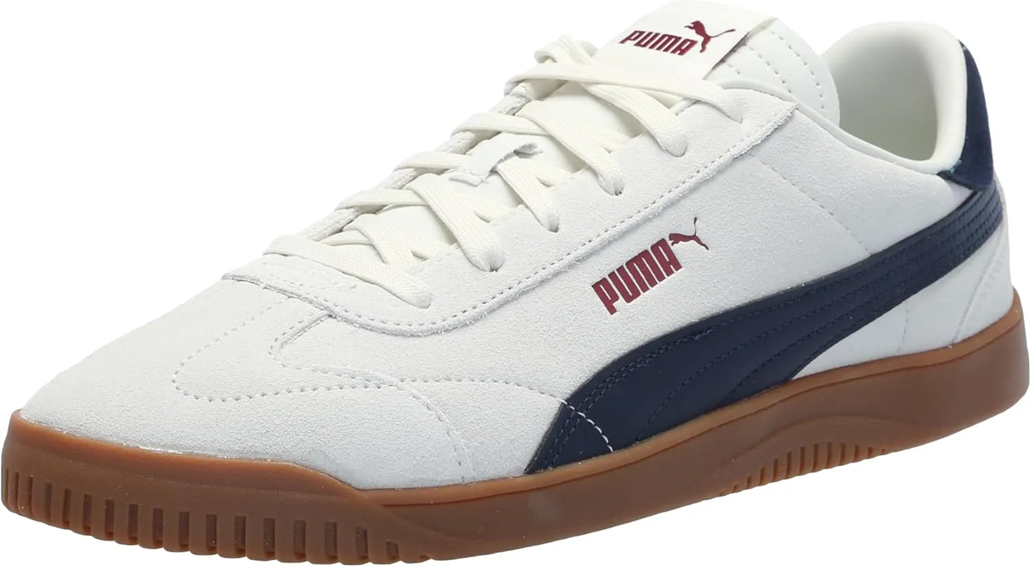 PUMA Men's Club 5v5 Shoes Sneaker, Vapor Gray Navy-Team Regal Red, 7.5
