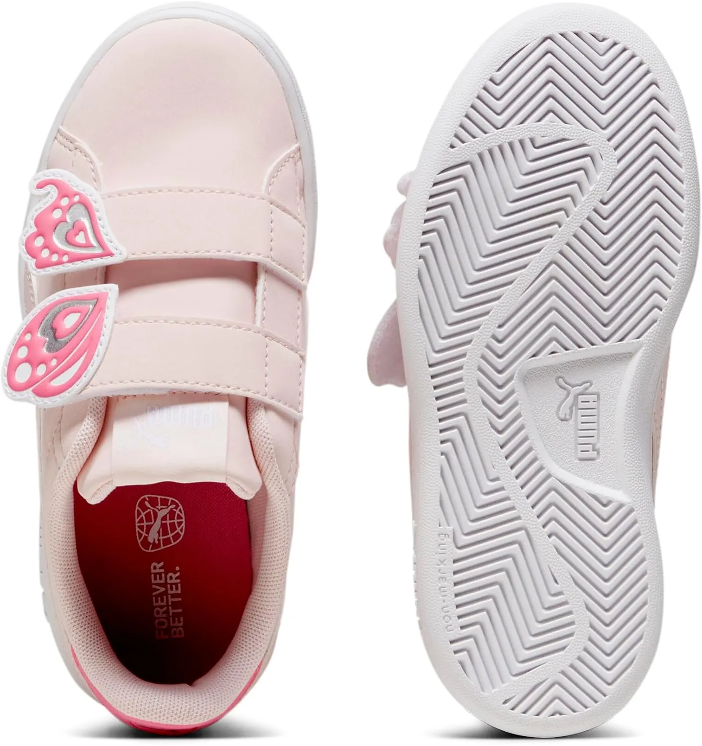 PUMA Unisex-Child Smash 3.0 Butterfly Hook and Loop Sneaker