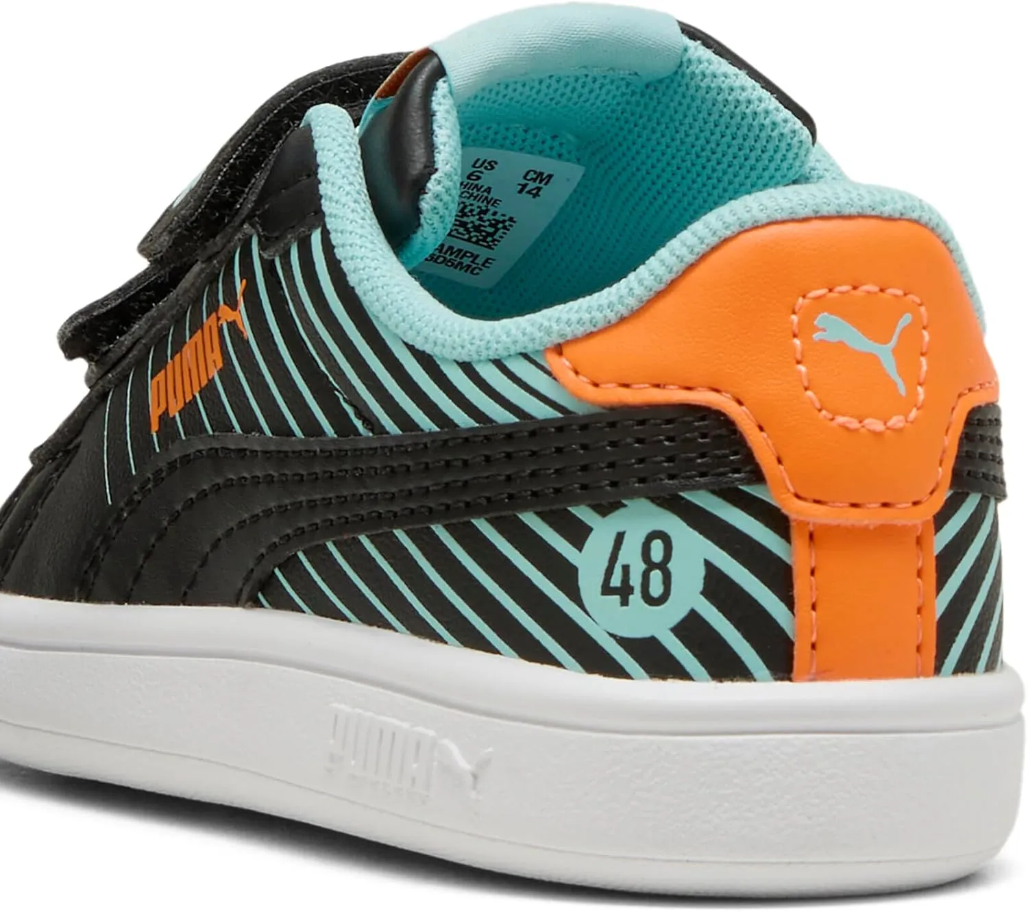 PUMA Unisex-Child Smash Hook and Loop Sneaker