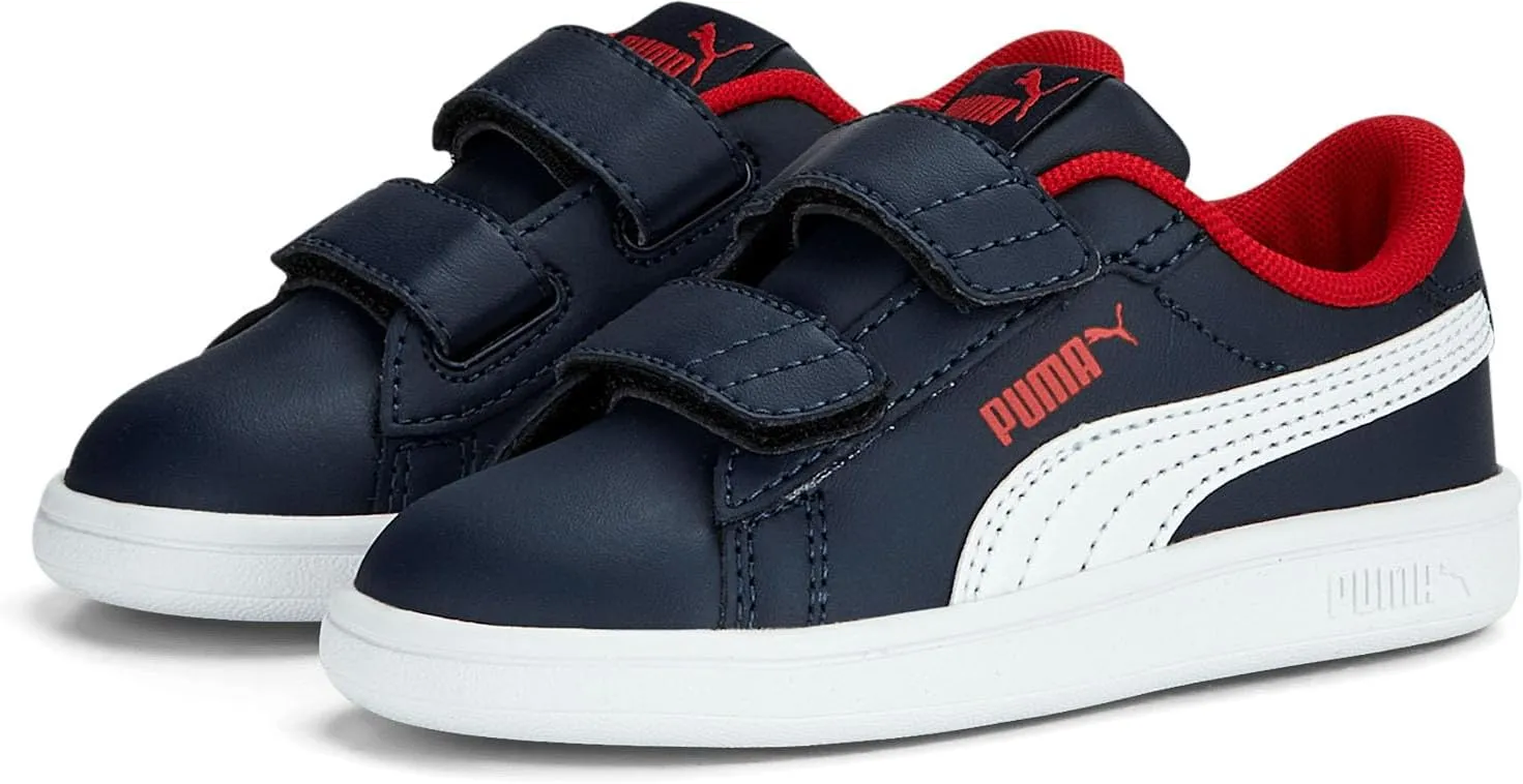 PUMA Unisex-Child Smash Hook and Loop Sneaker