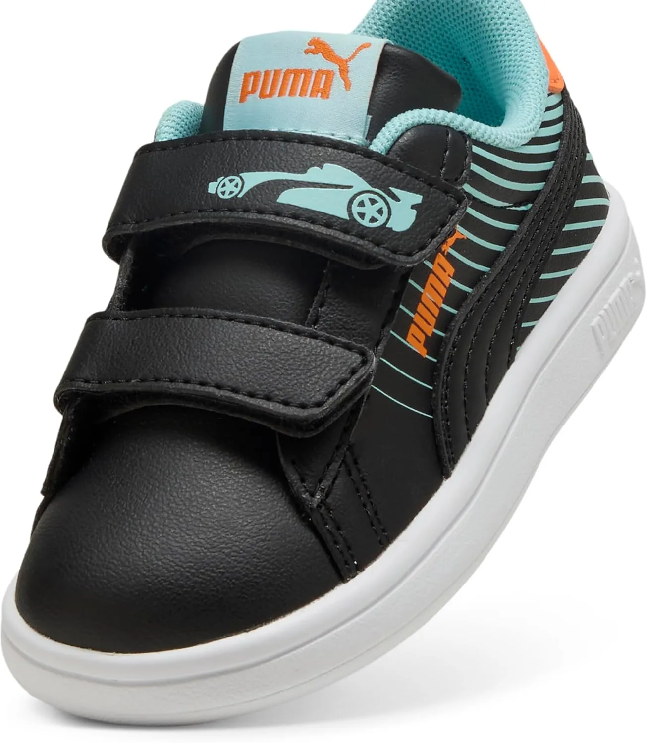 PUMA Unisex-Child Smash Hook and Loop Sneaker