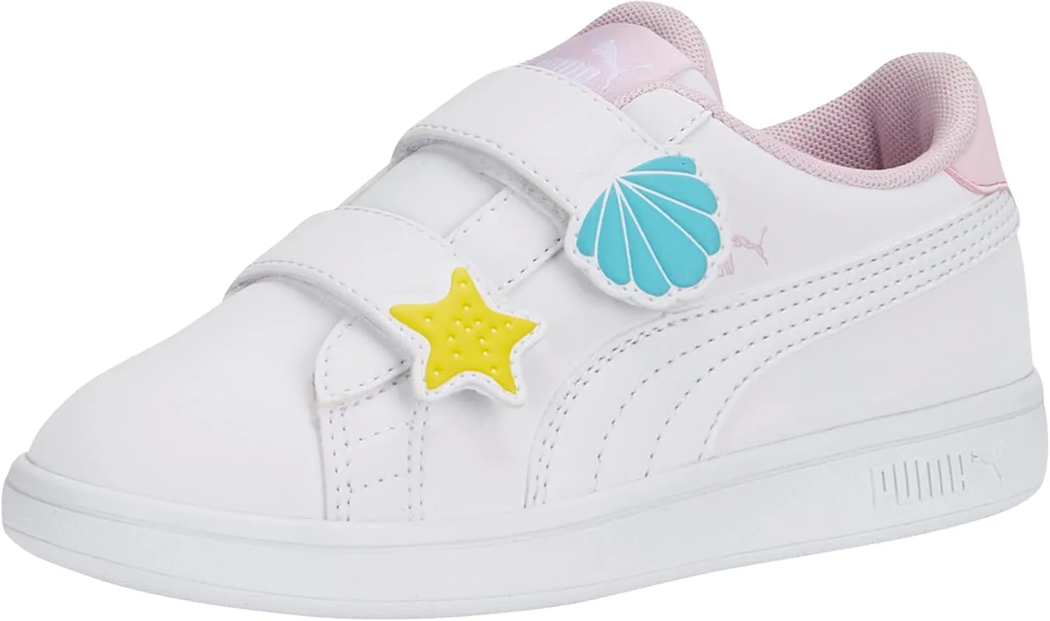 PUMA Unisex-Child Smash Hook and Loop Sneaker