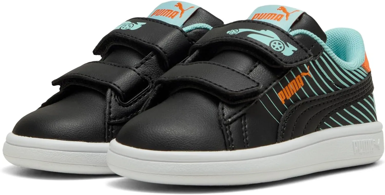 PUMA Unisex-Child Smash Hook and Loop Sneaker