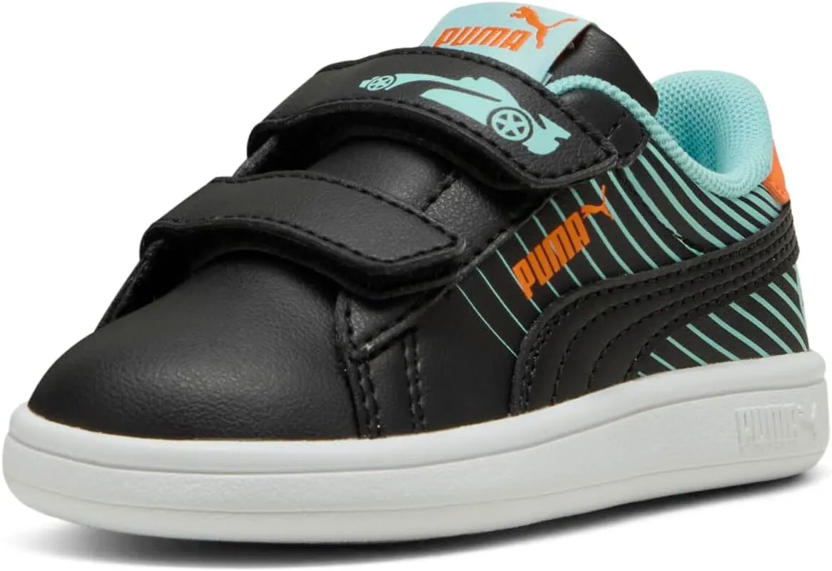 PUMA Unisex-Child Smash Hook and Loop Sneaker