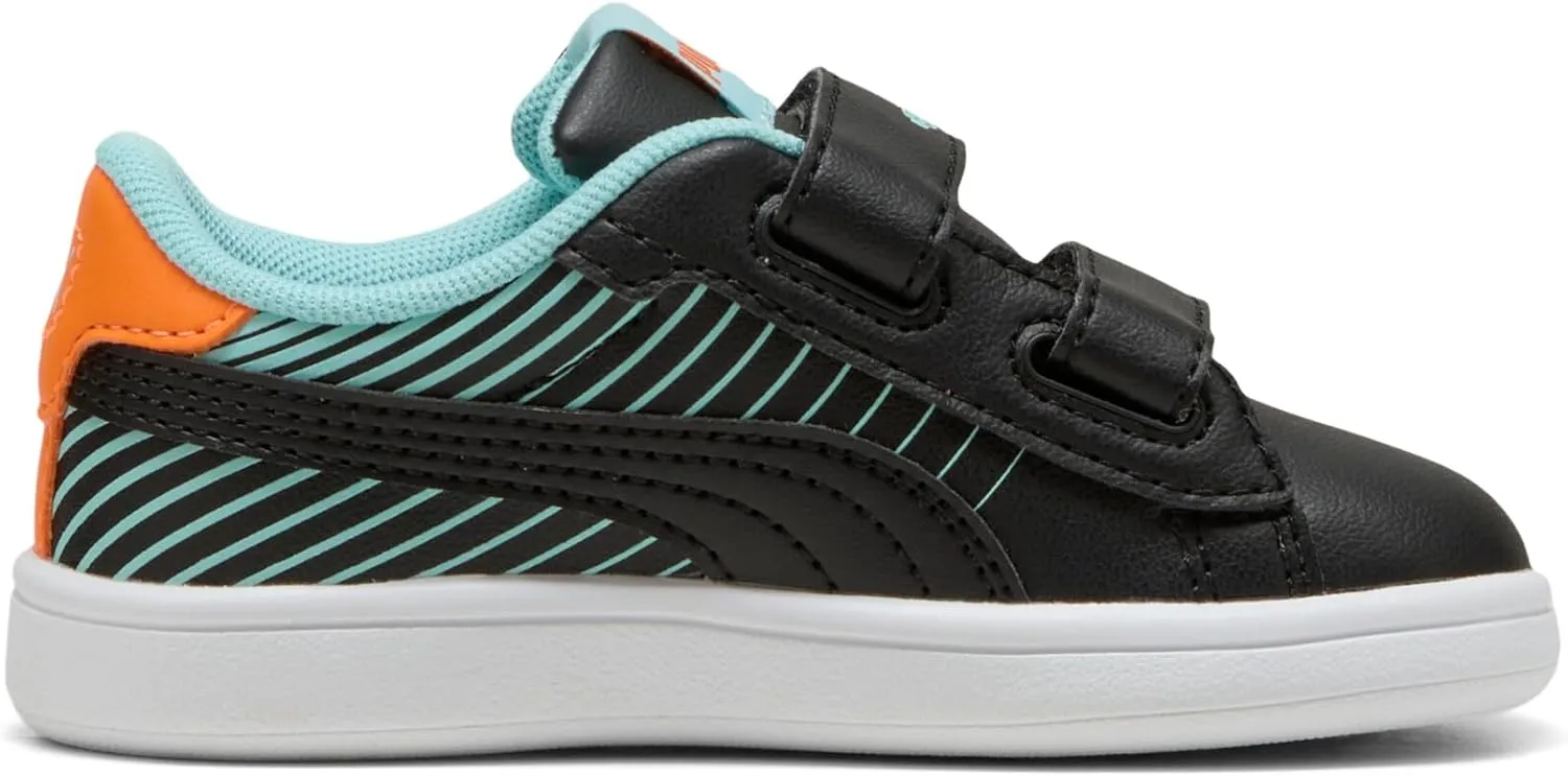 PUMA Unisex-Child Smash Hook and Loop Sneaker