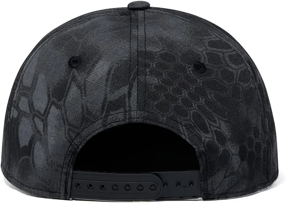 Quanhaigou Snapback Hat for Men Women,Hip Hop Style Colorful Flat Bill Hats Teens Adjustable Baseball Cap