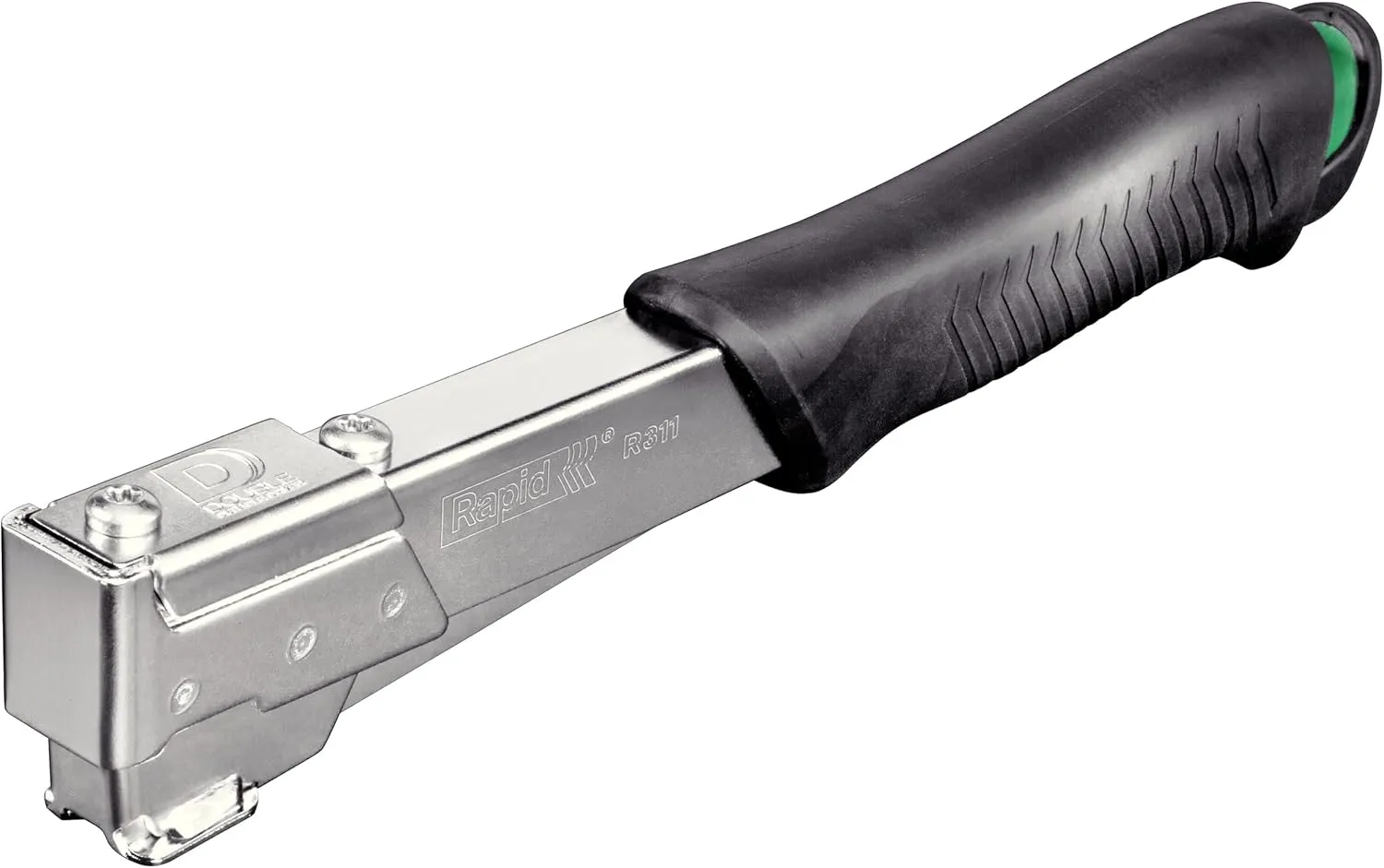 Rapid R311 Hammer Tacker for Roofing/Membranes/Carpeting, Strong All-Steel Construction, Hammer Stapler, Uses Flatwire Staples No. 140, 6-12mm, Blister Pack (5000005), Metal
