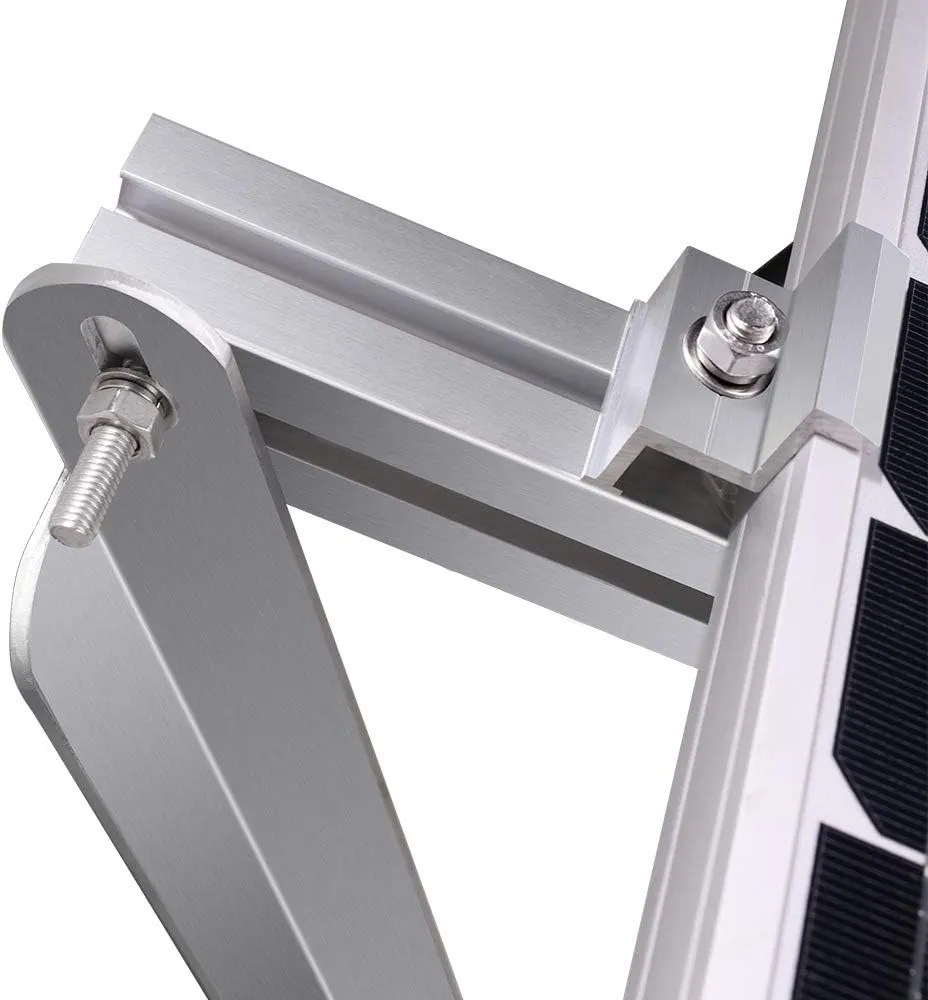 Renogy Solar Panel Side of Pole Mount for 50W/100W Solar Panel (Mount only) for Flat Surface Off-Grid Systems, and Panels Up to 100W