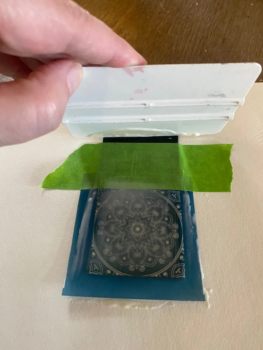 Reptilian Skin Pack Simple-Etch Screens for Dichroic Glass Etching