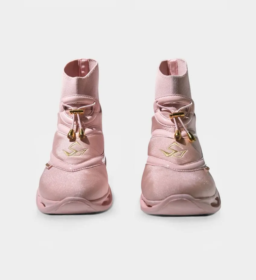 RETIRED COLLECTIBLE WOMENS LUXE CUSHIONED HIGH TOPS BLUSH by TRONUS FOOTWEAR