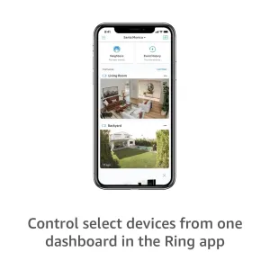 Ring Alarm Motion Detector 2-Pack (White) | Pet-Friendly Security with Adjustable Settings | 90° Coverage & 25ft Range | Easy Installation | Base Station Required