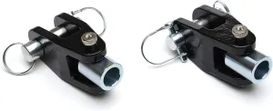 Roadmaster 035-1 Pair of Steel Off Road Bumper Adapters fits Bumpers with 3/4" Thick D Tab & 1" Diameter Shackle Holes | Durable Powder Coat | Heavy Duty | Easy Installation