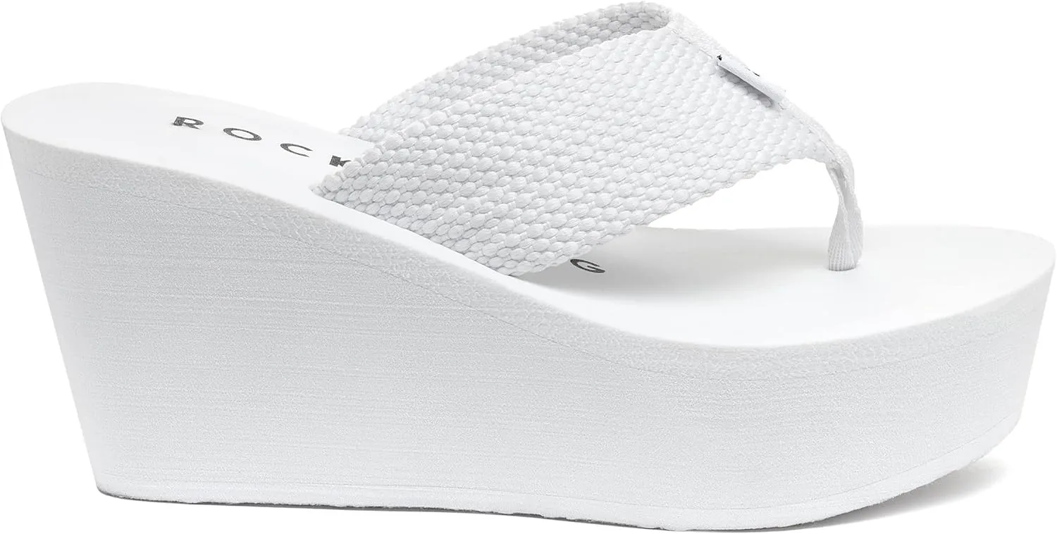 Rocket Dog Women's Diver Comfort Foam Wedge Flip Flop Sandal