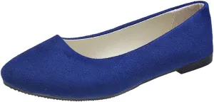 Rojeam Womens Flats Shoes Portable Pumps Ballet Flat Slip-on Ballerina Pumps Shoes Ladies Loafers
