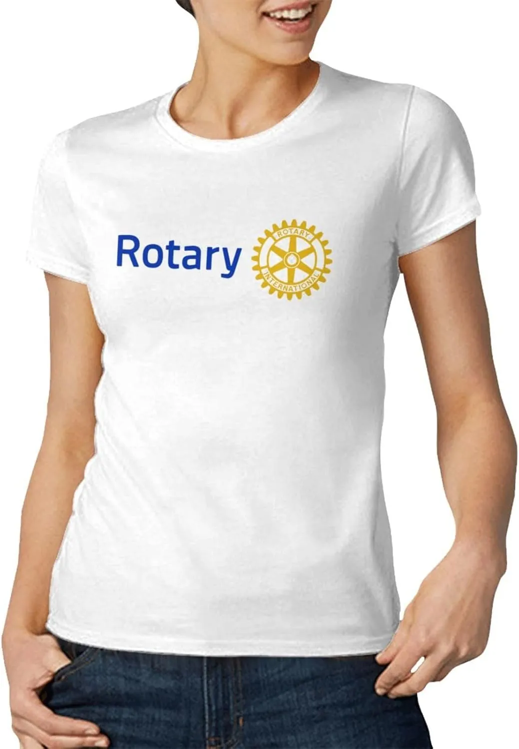 Rotary-International Women's Short-Sleeved Cotton Short-Sleeved T-Shirt