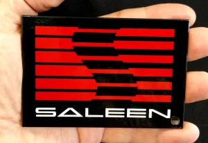 SALEEN Emblem Metal Garage Magnet (Magnet - 4" X 2.75")