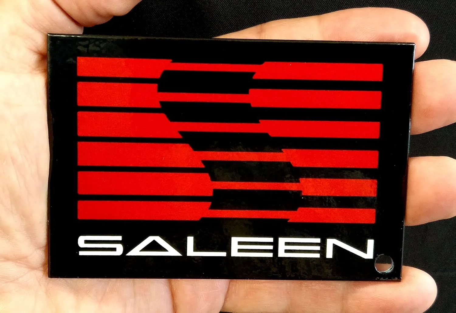 SALEEN Emblem Metal Garage Magnet (Magnet - 4" X 2.75")