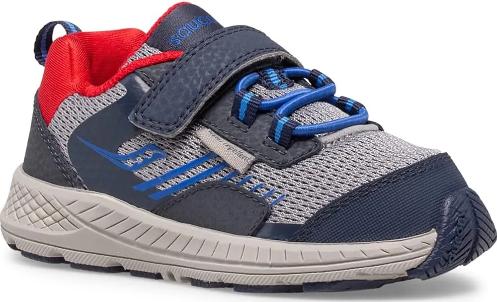 Saucony Unisex-Child Wind Shield Alternative Closure Jr. Running Shoe