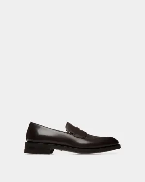 Scribe Un Loafer in Ebano Leather