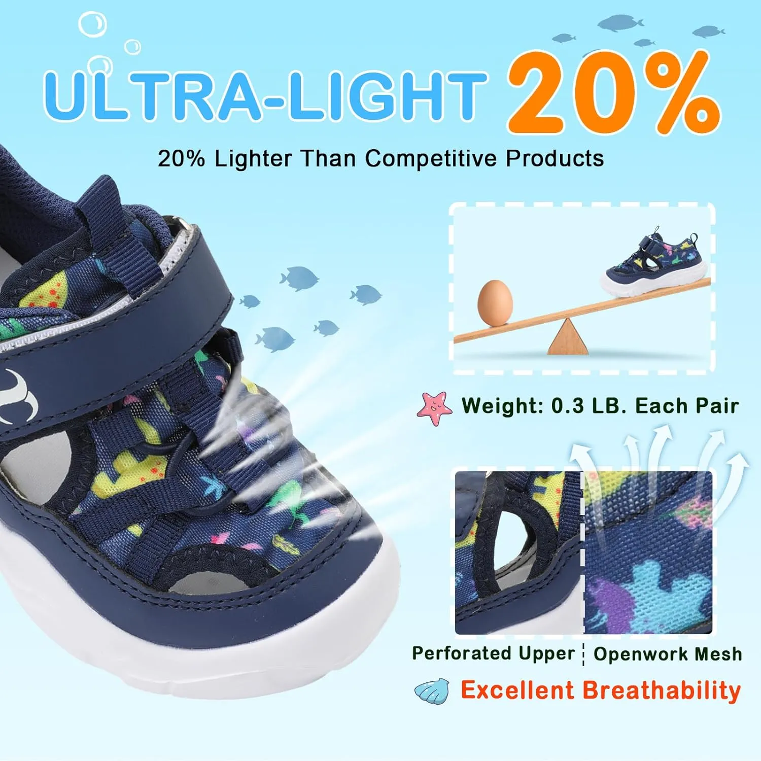 Scurtain Toddler Shoes Boys Girls Kids Sneaker Breathable Walking Shoes for Kids Boys Girls Toddler