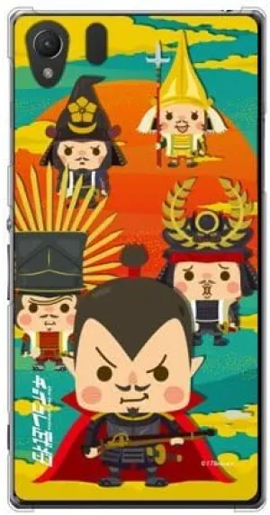 SECOND SKIN CHOICOLE Warlords Fubu Tenka (Clear) Design by Takahiro Inaba/for Xperia Z1 SOL23/au ASOL23-PCCL-205-Y765