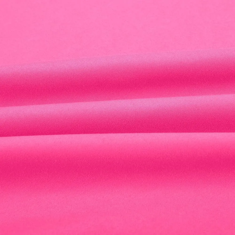 Sfoothome Full Sheets Set - Hotel Luxury 4-Piece Bed Set, Extra Deep Pocket, 1800 Series Bedding Set, Wrinkle & Fade Resistant, Sheet & Pillow Case Set (Full, Hot Pink)
