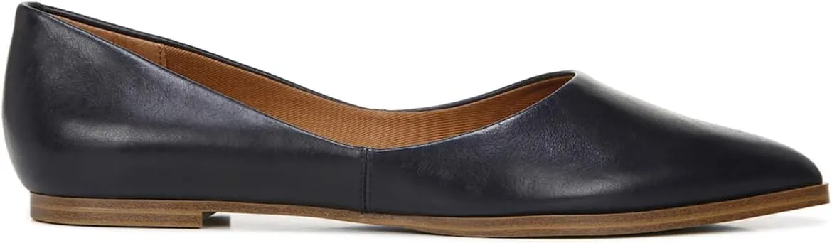 SHODENSE Women Pointed Toe Flats Slip On Ballet Flats Matte Leather Comfort Flat Heel Dress Shoes Closed Pointy Toe Flat Shoes Snakeskin for Ladies Girls Work Casual Club Driver Flats Fall 4-11 M US
