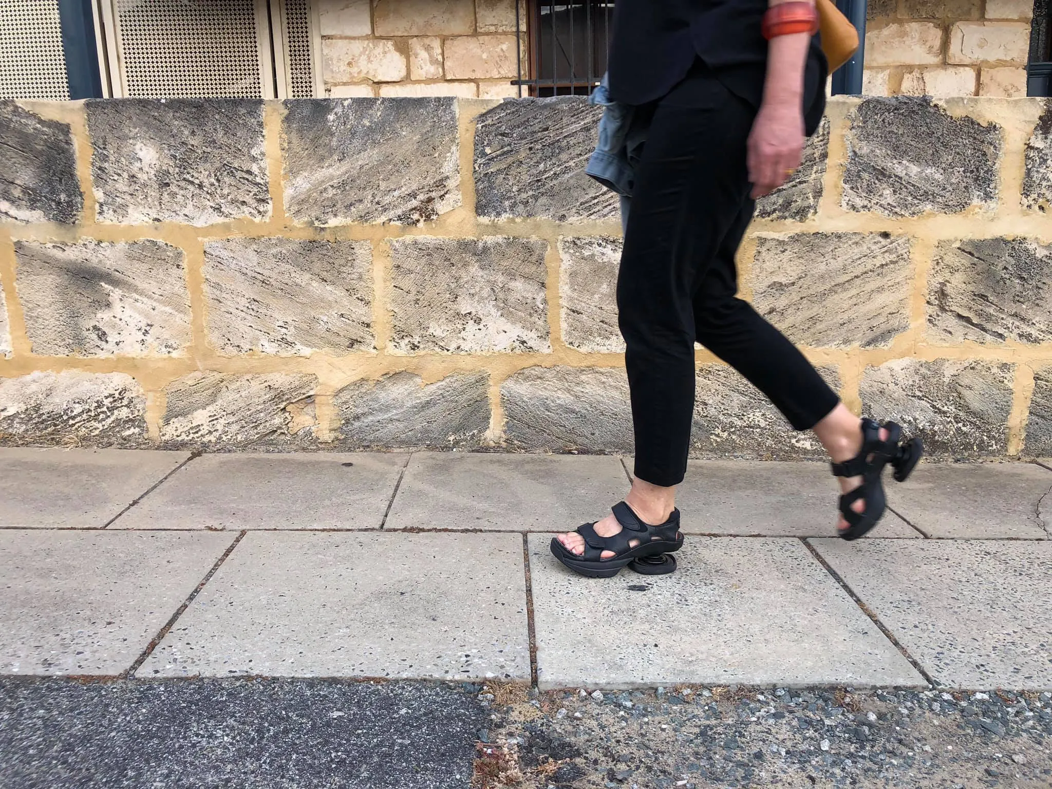 Sidewinder Sandal in Black