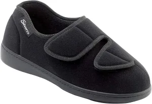 Silverts Disabled Elderly Needs Women’s Stretchable Comfort Hugster Shoes or Slippers for Seniors - Black 6