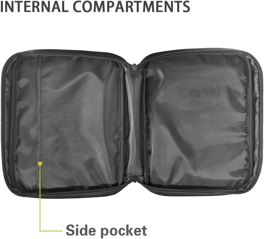 Simple Bible Bag for Women and Men Stylish Pattern Bible Cover with Zipper Pocket Bible Protective Case Church Bag