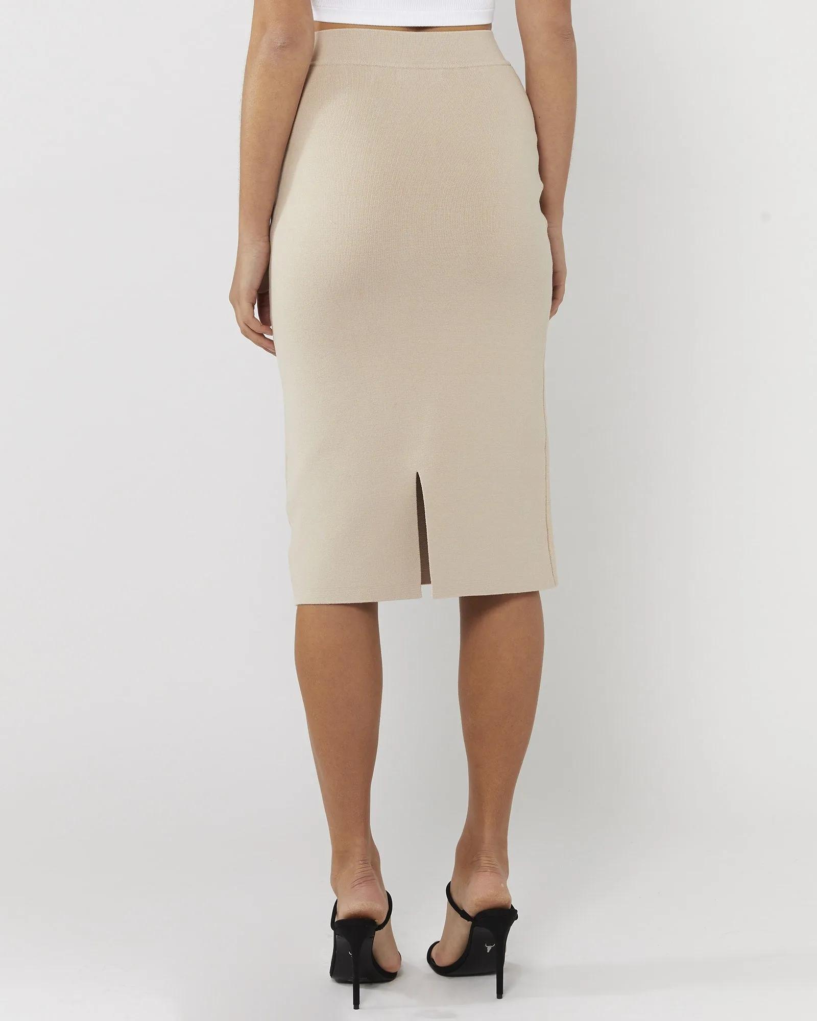 SIMPLE PLEASURES SKIRT - SAND