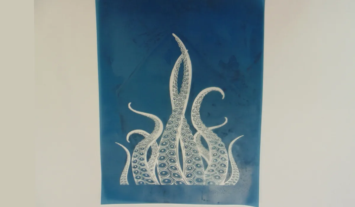 Simple Screen™  Pre-burned The Kraken Octopus Design for Screen Printing & Powder Printing