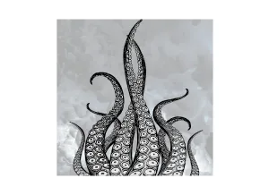 Simple Screen™  Pre-burned The Kraken Octopus Design for Screen Printing & Powder Printing