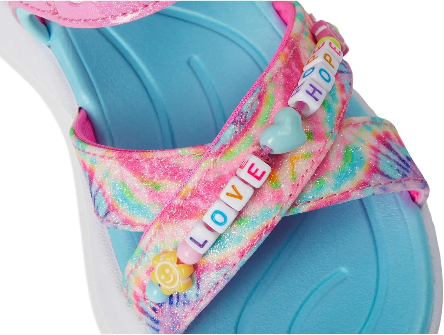 Skechers Girl's Jumpsters Sandal-tie Dye BFFs