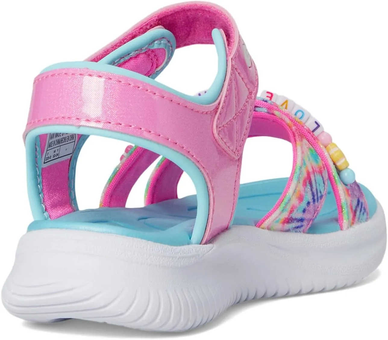 Skechers Girl's Jumpsters Sandal-tie Dye BFFs