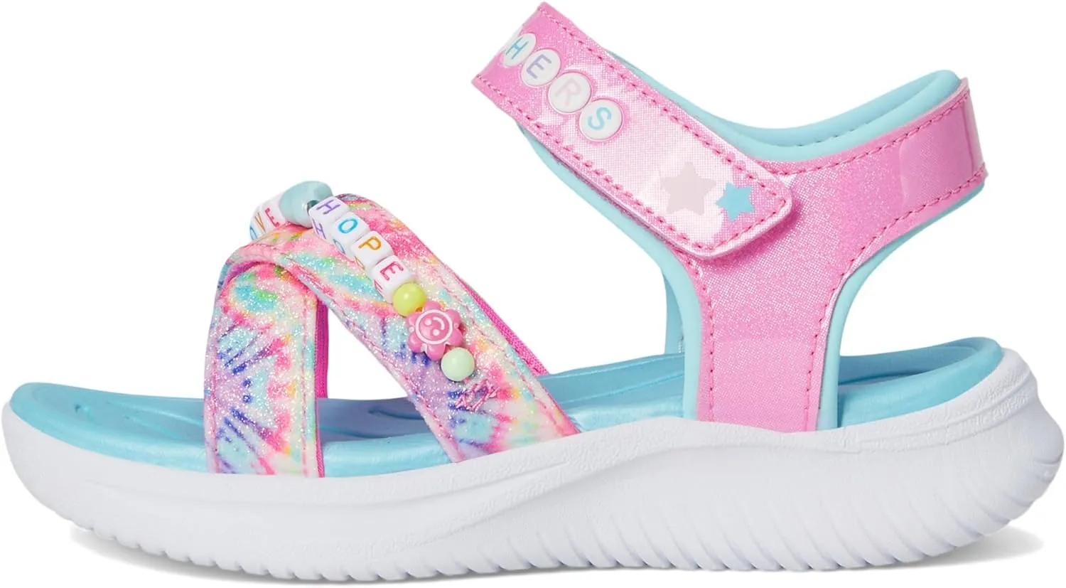 Skechers Girl's Jumpsters Sandal-tie Dye BFFs