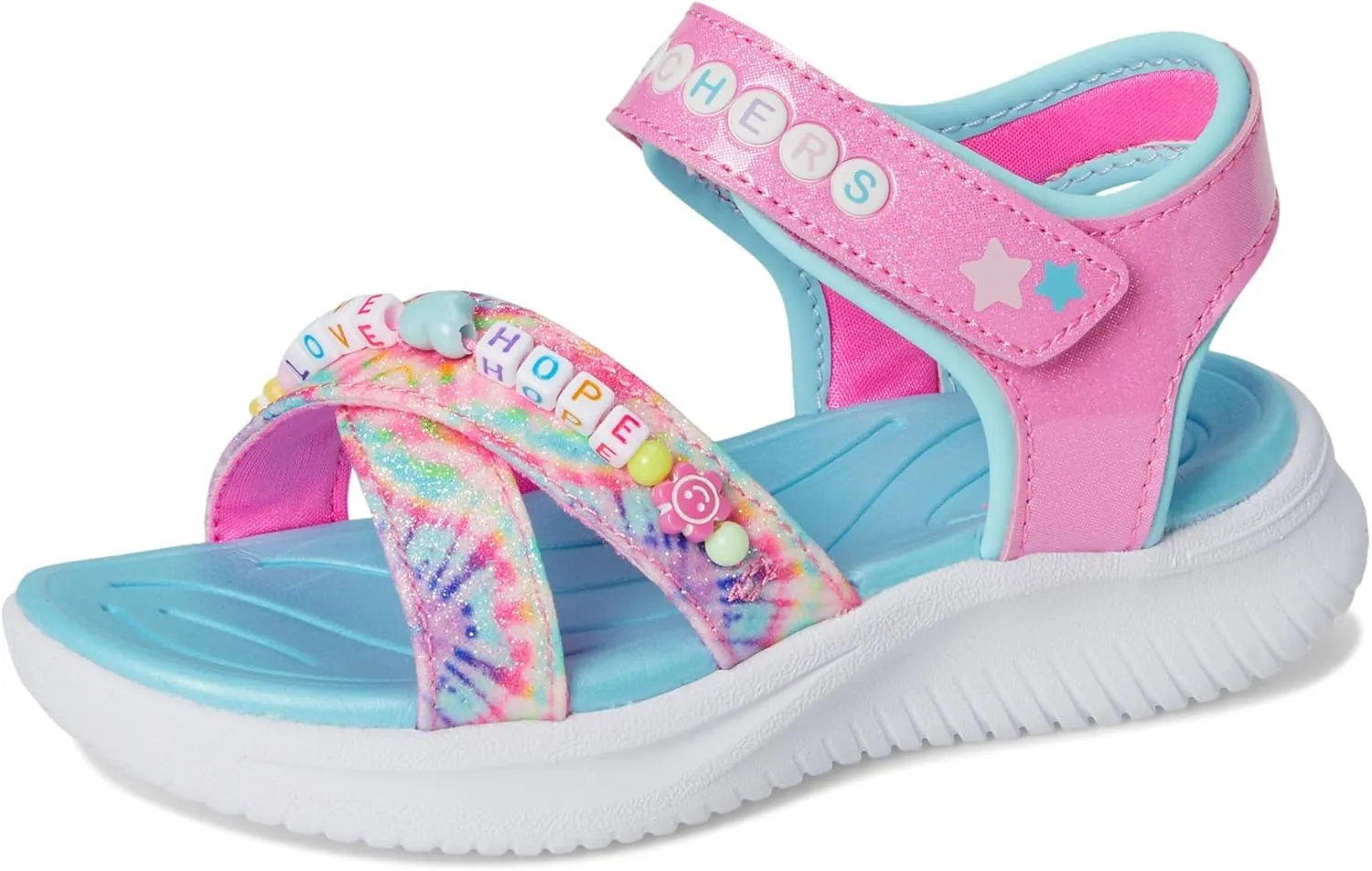 Skechers Girl's Jumpsters Sandal-tie Dye BFFs